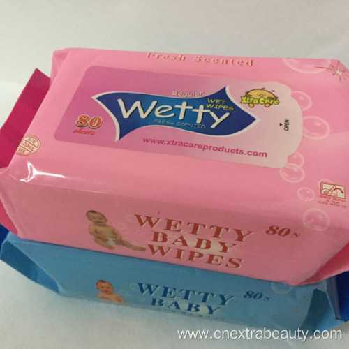 OEM Organic Tender Baby Brands Nonwoven Wet Wipes